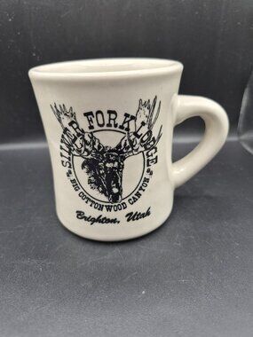 Silver Fork Lodge Ceramic Heavy Coffee Mug Big Cottonwood Canyon Brighton Utah